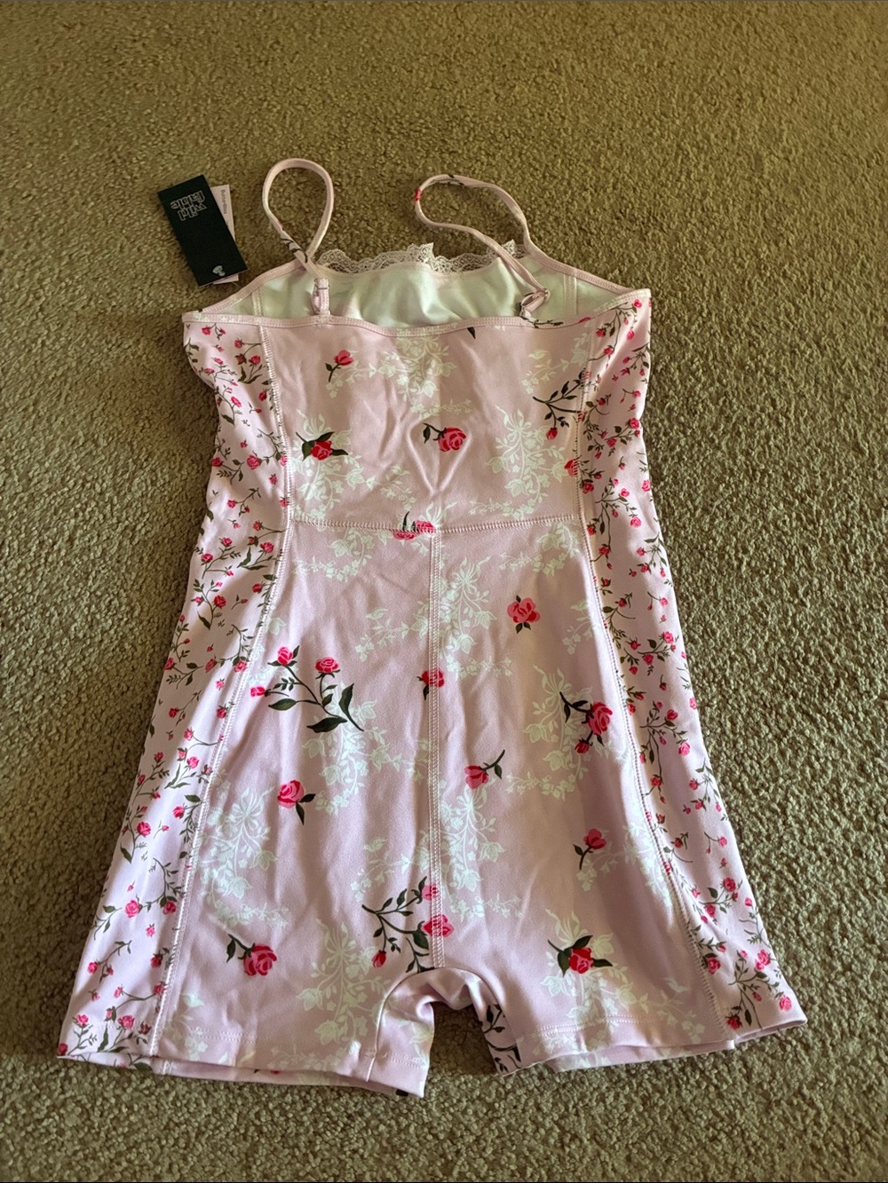Romper with Rose Print - Picture 3 of 3